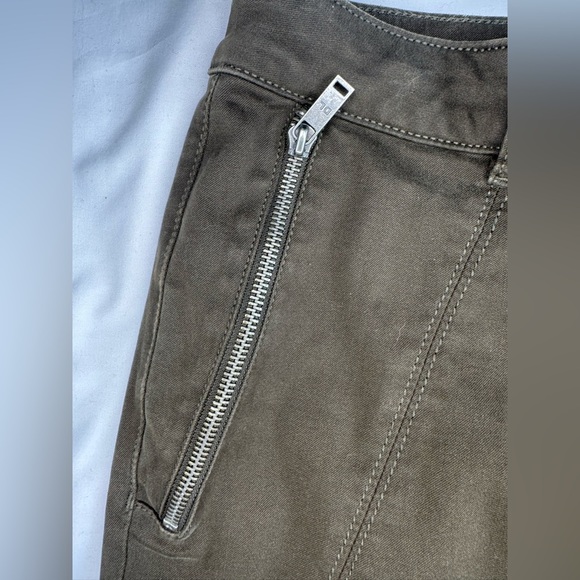 DL1961 Margaux Instasculpt Ankle Skinny Jeans Size 28 McKinney Olive Brown - Picture 11 of 16